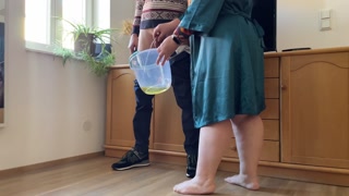 Mother in law takes my urine COMPILATION