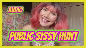 Public Sissy Hunt: Whispered Encouraged Bi Audio