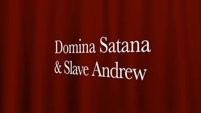 Part 3:- Domina Satana & Sissy Andrew comes for a session!