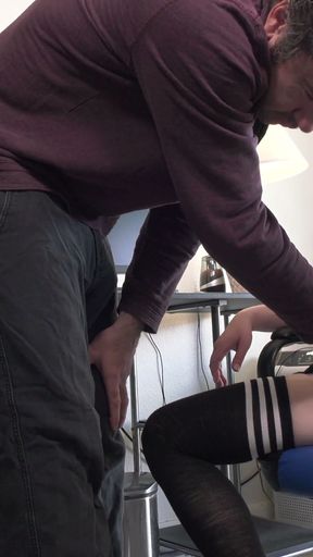 Slutty stepsister helps stepbrother learn how to have sex   Clip 1
