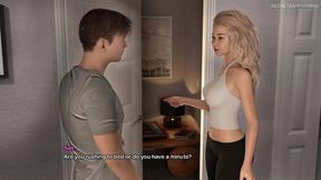 stepmom shares her bed and end up sucking his massive cock - my bimbo dream (part 23) by my bimbo dream - 3d porn game