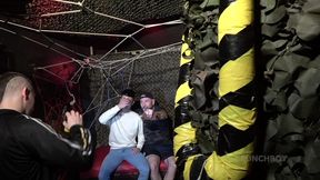 bareback porn in club cruising from barcelone with pornstars