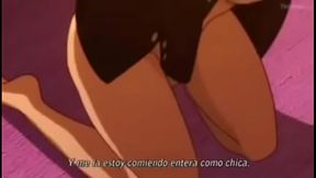 Hentai lo hace succionar su propio pene futanari  &iquest_Saben su nombre?futanari