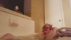 Sneaky Orgasm in a Bubble Bath