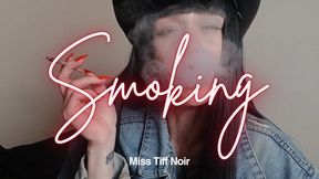 This cowgirl needs an ashtray - XXL handrolled smoking fetish