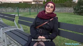 Public Porn Afghan beauty pays to fuck a big cock