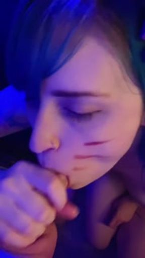 POV: Your Tattooed Goth Girlfriend Sigrid Needs Your Cum For Her Catgirl Cosplay!