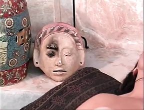This amazing expirienced whore fucking in front of fireplace
