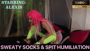 Alexis - Dirty Socks & Spit Humiliation - {HD 1080p}