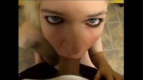 Randy cock sucking babe Renee Jordan enjoys getting her ass creamed after sucking dick