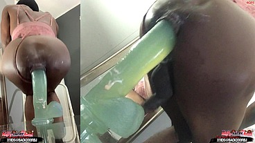 Members Only BONUS! ( 2 Angles ) Ass Monkey's Ass lips - Gay sex Bottom Bitch Deep Anal In Panties - Angle 3/4 of 6