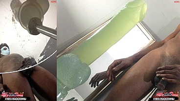 Members Only BONUS! ( 2 Angles ) Ass Monkey's Ass lips - Gay sex Bottom Bitch Deep Anal In Panties - Angle 3/4 of 6