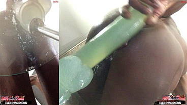*PREMIUM* BONUS! ( 2 Angles ) Ass Monkey's Ass lips - Gay sex Bottom Bitch Deep Anal In Panties - Angle 3/4 of 6