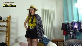 Anal creampie at Cream Academy for Alice