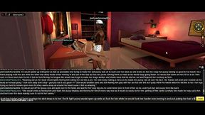 Horny IMVU Couple Enjoy Intense 3D Hentai DP Action On Pink Bed