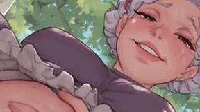 Waifu Mature Teacher POV - Sunflower Dress Bench Close-up Teasing & Fucking (1m Tease))