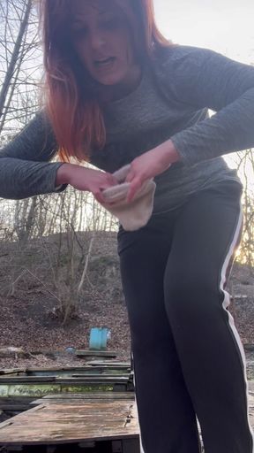 Swimming in Forest on New Year