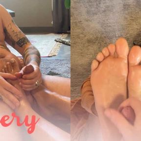 POV Footjob From Exotic Amateur - Lustery