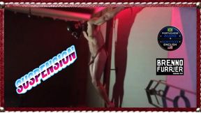 MALE SUBMISSIVE CROSS SUSPENSION ELECTRIFIED FOOTREST PAIN OR SHOCK - ELECTRIC PLAY - CRUCIFIXION - QUICK FIX – 720P