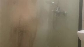 Voyeur Shower Compilation: Redhead Caught Bathing And Touching Herself Softly