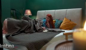 Spooky Scissors: Russian Redhead MILF Clemence Audiard and Petite Cutie Katy Rose Get Playful This Halloween!