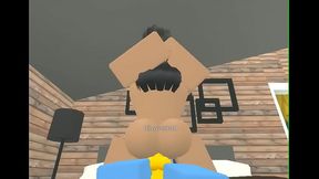 Letting noob clap my cheeks in Roblox