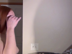 Dildoing While Walking a Treadmill Hot Ginger