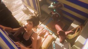 Tracer & Symmetra's Glory Hole Adventure is Getting Recorded