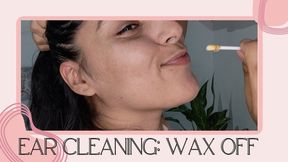Ear cleaning: removing dirty wax