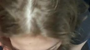 Teen girl gets fucked hard and gives a great blowjob in a ferry compartment