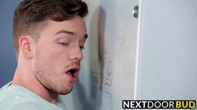 Lovely Lucas experiences glory hole for the very first time