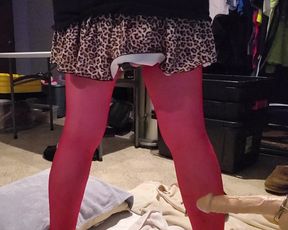 Me, playing with my inflatable plug again!