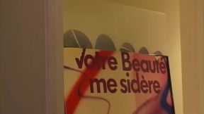 Cute brunette peacherino Alexis Duval with pony tails caught masurbating dude bending