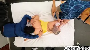 Nicole Aria, the horniest MILF, gets wild in a gangbang