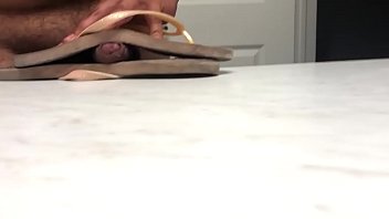 Flipflops fucking fun fucking my GF&rsquo_s highly used flipflop