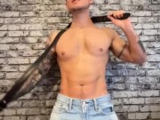 Famous Onlyfans boy doing a Sexy Streaptease