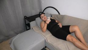 Pleasure while swallowing little people c