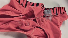 Loud Moaning Cum Shot on My Underwear