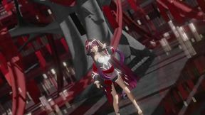 Genshin Impact Layla Hentai Sex And Dance Undress Wiggle Wiggle Missionary Doggy Style MMD 3D Red Clothes (CLIP)