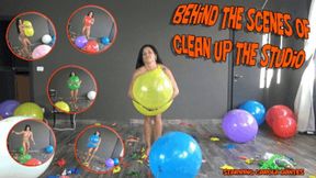 behind the scenes of clean up the studio