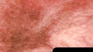 Hairiest Old Guy Jerking Off & Splattering Hot Load On Belly