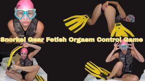 Snorkel Gear Fetish Orgasm Control Game - WMV
