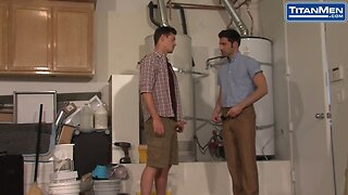 Uncut Latin Stud Gets Sucked Off