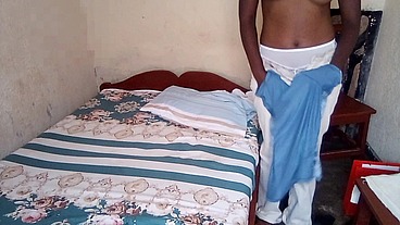 Squirting while riding black dick ebony girl enjoy big black dick in Africa
