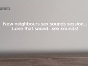 Otra sesión de sexo caliente de vecinos...se oye todo! Me corro mucho escuchando!