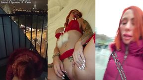 littleangel84 - mere noel baisee devant la tour eiffel