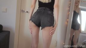 Hot Blonde Girl Makes Me Cum in Her Panties