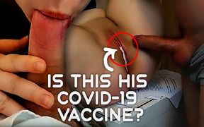 Is your sperm a COVID 19 vaccine, boss? I Will get it! *** blonde secretary