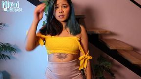 hot little play with my tits while...