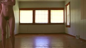 Nude Maid Sweeps Dirty Floor In Just Heels